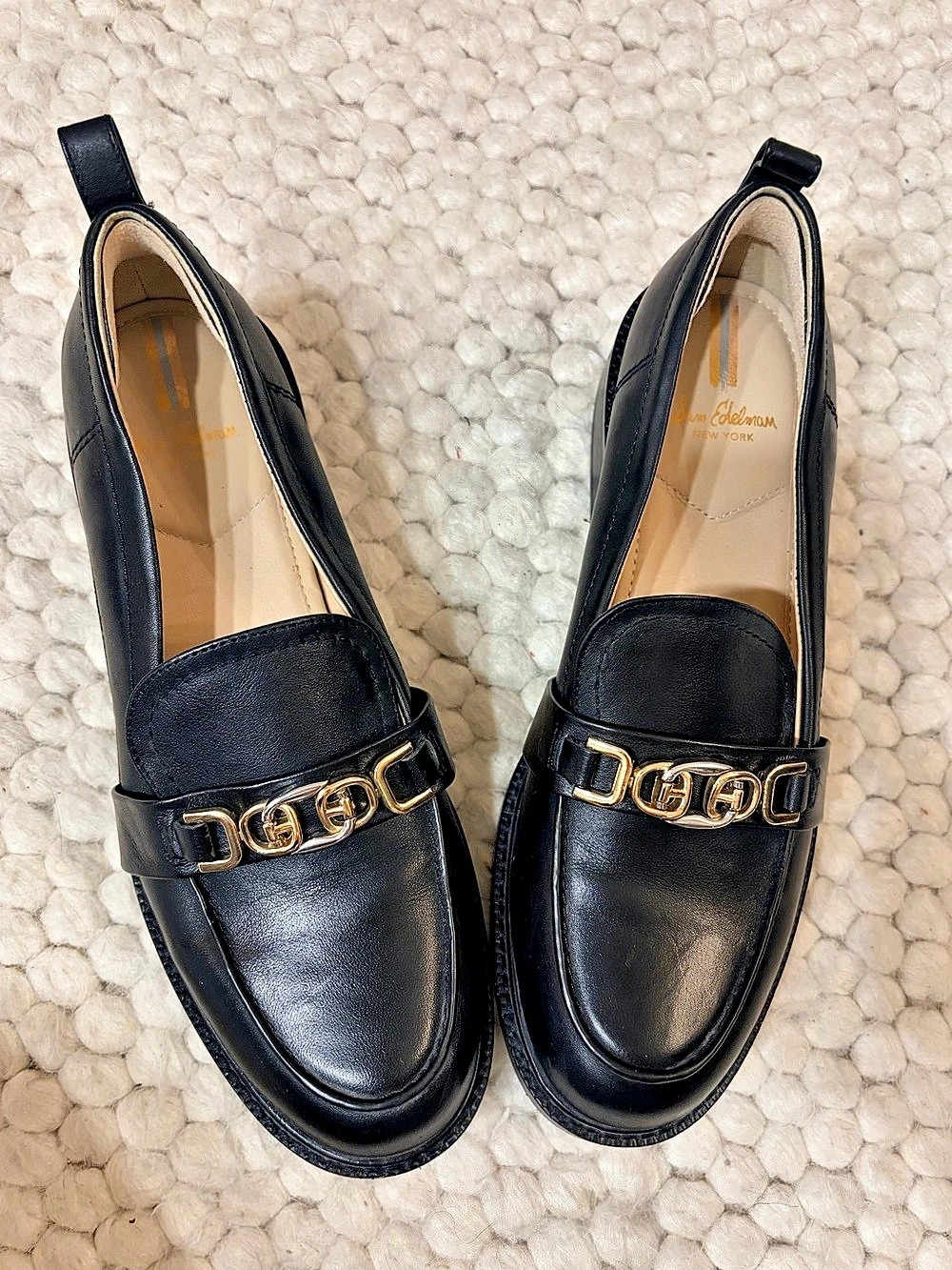 Sam Edelman Christy Loafer Black Leather US 8.5M (New without the box)